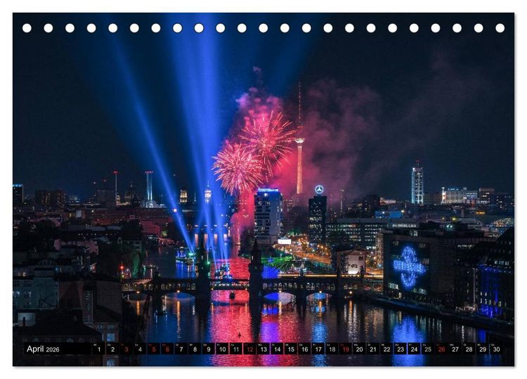 Produktbild: Berlin - Faszination Hauptstadt (Tischkalender 2026 DIN A5 quer), CALVENDO Monatskalender
