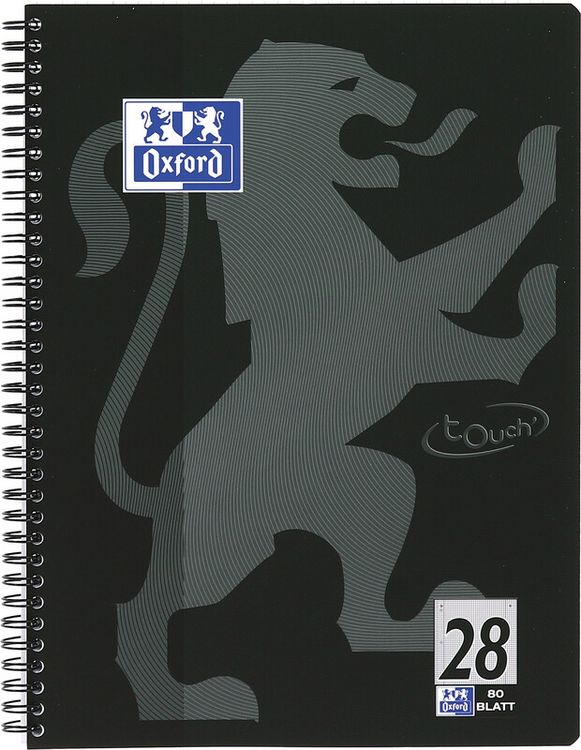 Produktbild: Collegeblock TOUCH A4 ka. schw