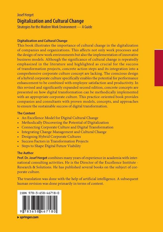 Produktbild: Digitalization and Cultural Change
