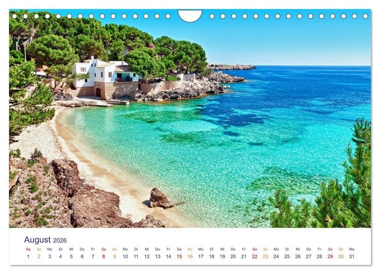 Produktbild: Mallorca - Meine Insel (Wandkalender 2026 DIN A4 quer), CALVENDO Monatskalender