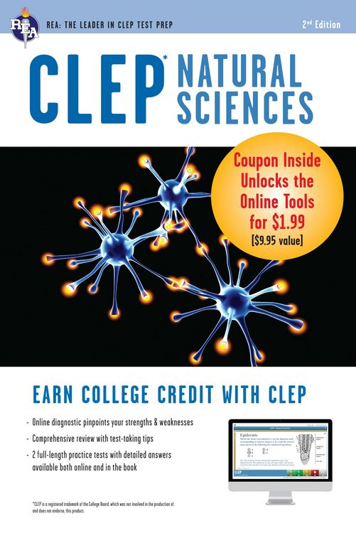 Produktbild: CLEP Natural Sciences w/ Online Practice Exams