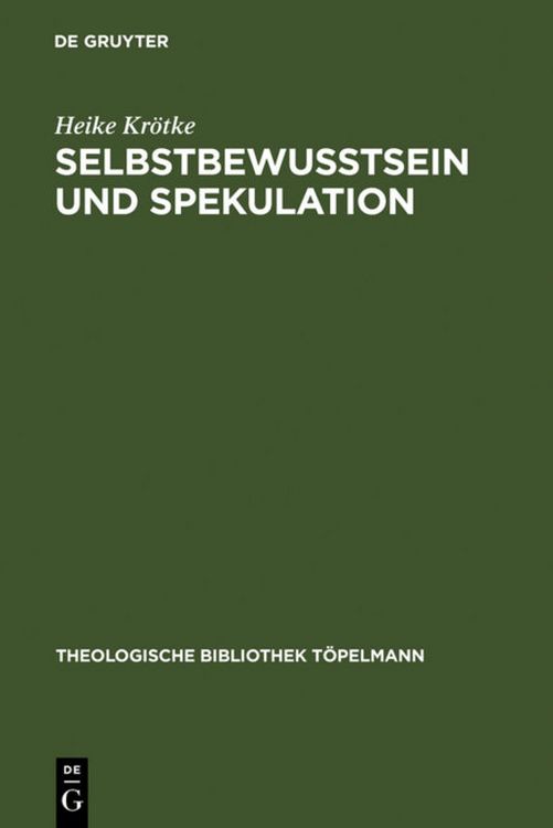 Produktbild: Selbstbewu&szlig;tsein und Spekulation