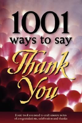 Produktbild: 1001 Ways to Say Thank You