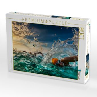 Produktbild: CALVENDO Puzzle Der Kampf gegen die Wellen | 1000 Teile Lege-Gr&ouml;&szlig;e 64x48cm Foto-Puzzle f&uuml;r gl&uuml;ckliche Stunden