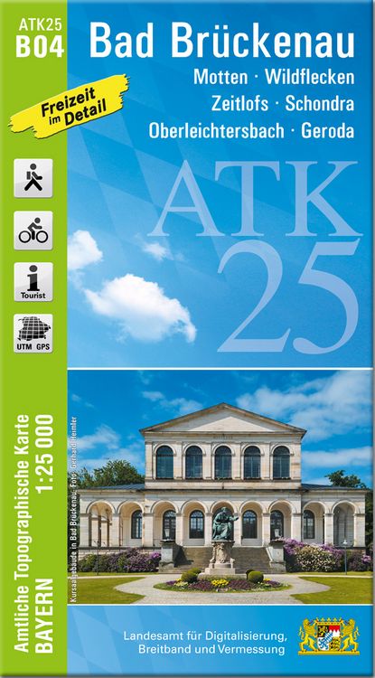 Produktbild: ATK25-B04 Bad Br&uuml;ckenau (Amtliche Topographische Karte 1:25000)
