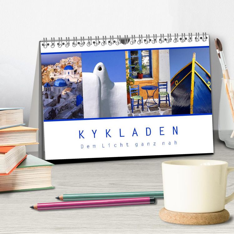 Produktbild: KYKLADEN Dem Licht ganz nah (Tischkalender 2026 DIN A5 quer), CALVENDO Monatskalender
