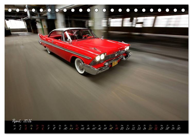 Produktbild: John Carpenter&acute;s Christine (Tischkalender 2026 DIN A5 quer), CALVENDO Monatskalender