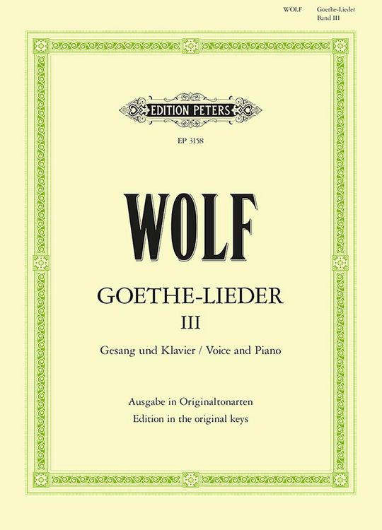 Produktbild: Wolf, H: Goethe-Lieder -- 51 Songs