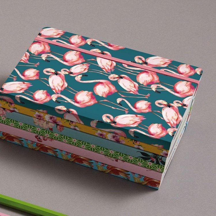Produktbild: Notizbuch A5 Pink Flamingo