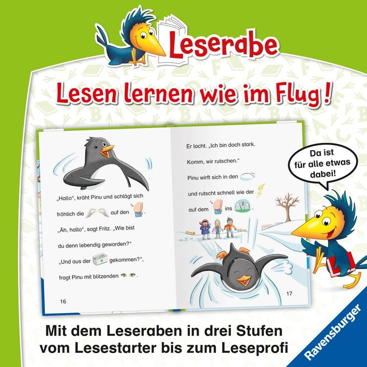 Produktbild: Leserabe Vor-Lesestufe - Pinguin Pinu taut auf