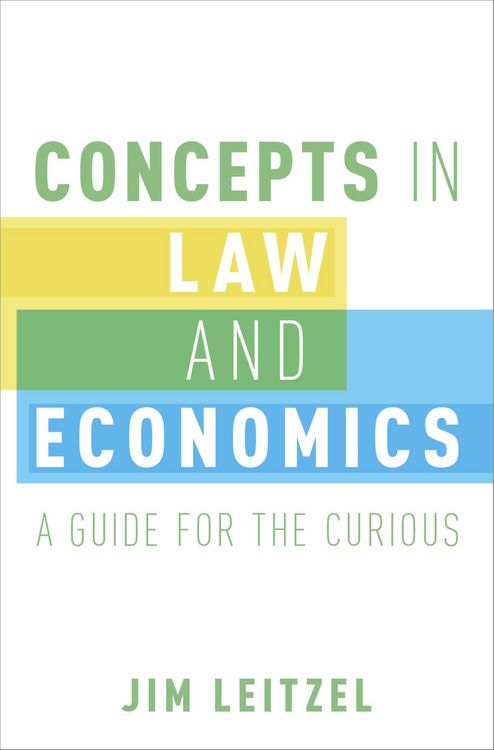 Produktbild: Concepts in Law and Economics