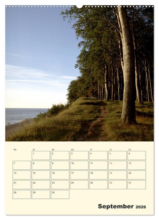 Produktbild: Usedom (hochwertiger Premium Wandkalender 2026 DIN A2 hoch), Kunstdruck in Hochglanz