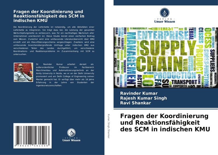 Produktbild: Fragen der Koordinierung und Reaktionsf&auml;higkeit des SCM in indischen KMU
