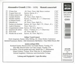 Produktbild: Rovatkay/K&ouml;lner Vocal-Consort/musica antiqua K&ouml;ln: Motetti c