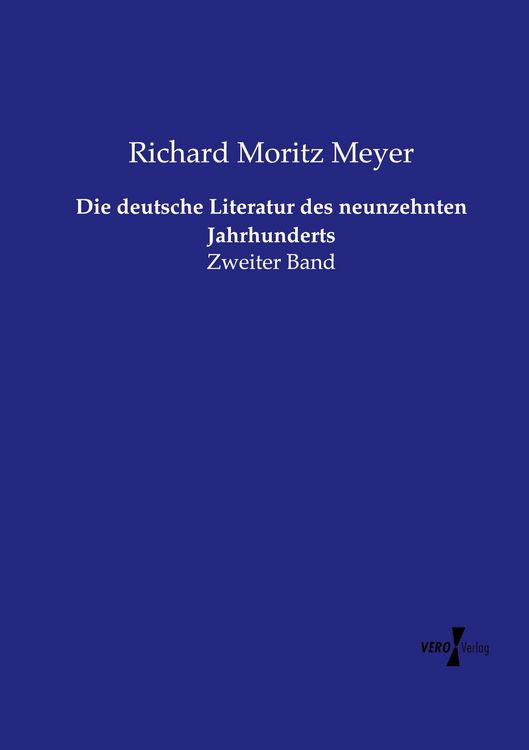 Produktbild: Die deutsche Literatur des neunzehnten Jahrhunderts