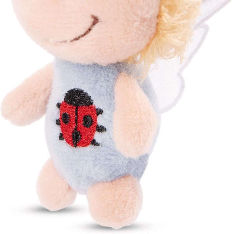 Produktbild: NICI 34552 - Schl&uuml;sselanh&auml;nger Schutzengel mit Marienk&auml;fer Ich besch&uuml;tz dich, Gl&uuml;cksbringer, blau, 7 cm