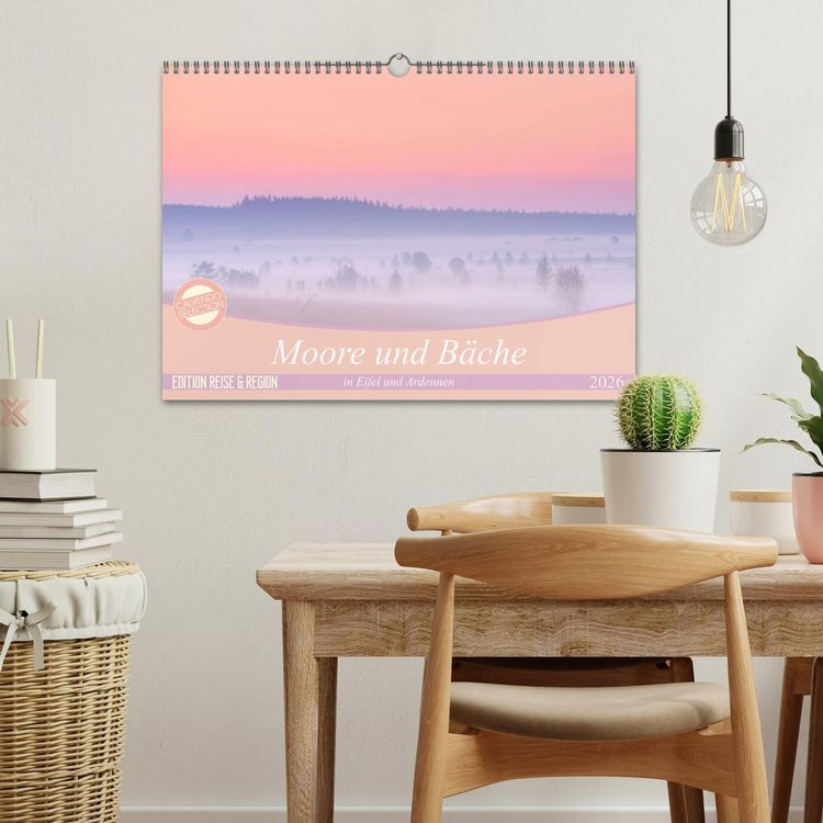 Produktbild: Moore und B&auml;che in Eifel und Ardennen (Wandkalender 2026 DIN A3 quer), CALVENDO Monatskalender
