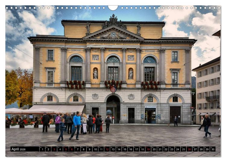 Produktbild: Lugano - Perle im Tessin (Wandkalender 2026 DIN A3 quer), CALVENDO Monatskalender