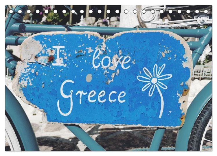 Produktbild: I love Greece (Tischkalender 2026 DIN A5 quer), CALVENDO Monatskalender
