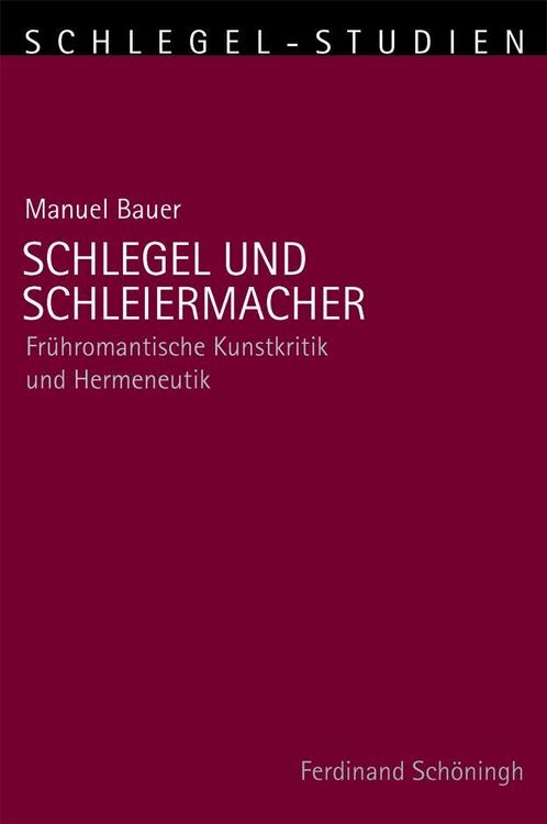 Produktbild: Schlegel und Schleiermacher