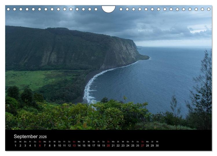 Produktbild: Hawaiianische Tr&auml;ume Big Island (Wandkalender 2026 DIN A4 quer), CALVENDO Monatskalender