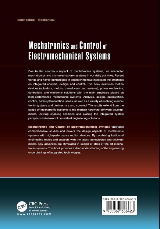 Produktbild: Mechatronics and Control of Electromechanical Systems