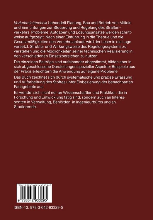 Produktbild: Verkehrsleittechnik f&uuml;r den Stra&szlig;enverkehr