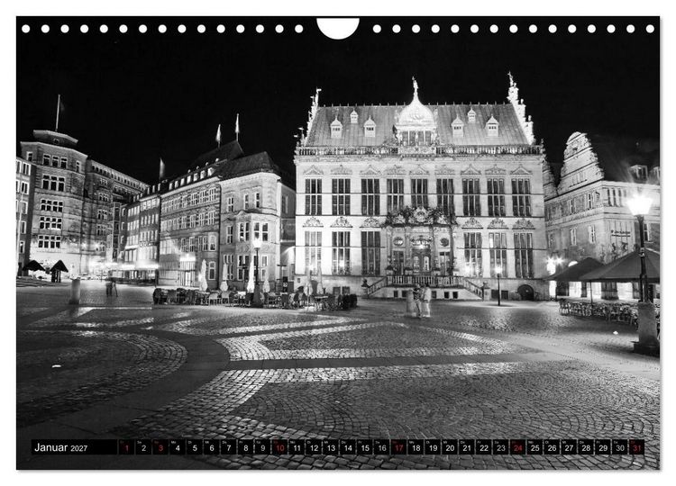 Produktbild: Historisches Bremen (Wandkalender 2027 DIN A4 quer), CALVENDO Monatskalender