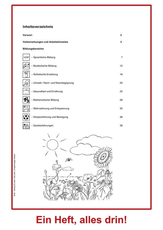 Produktbild: Kita aktiv Projektmappe Wiese