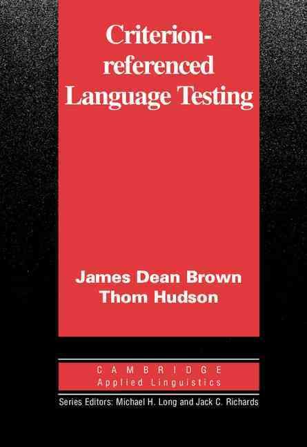 Produktbild: Criterion-Referenced Language Testing