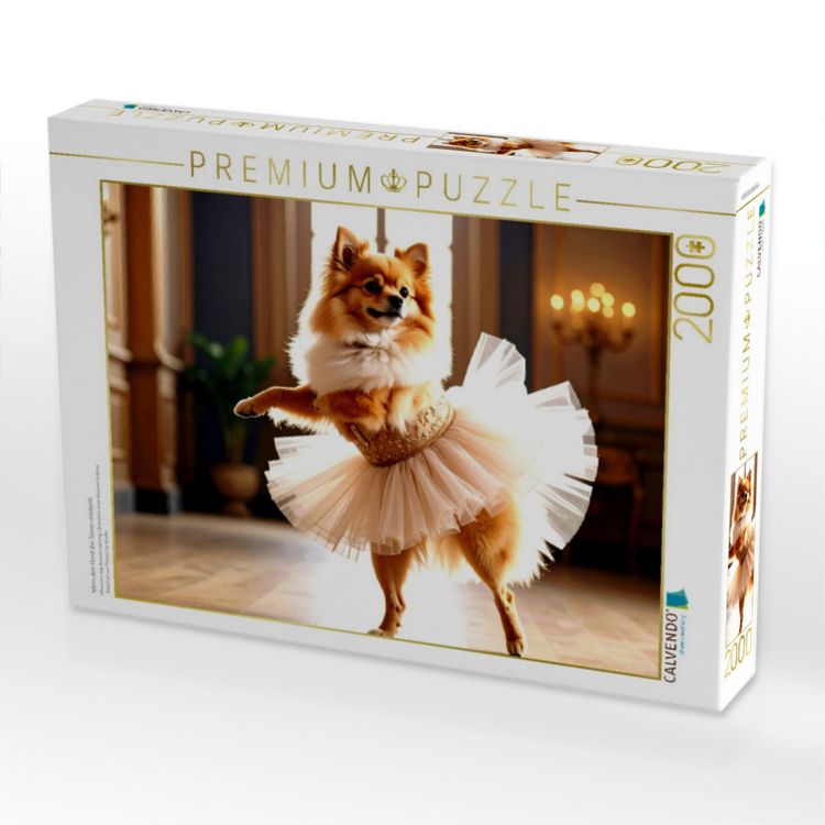 Produktbild: CALVENDO Puzzle Wenn dein Hund das Tanzen entdeckt | 2000 Teile Lege-Gr&ouml;&szlig;e 90x67cm Foto-Puzzle f&uuml;r gl&uuml;ckliche Stunden