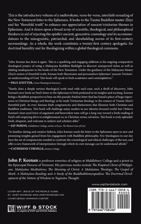 Produktbild: Earthing the Cosmic Christ of Ephesians-The Universe, Trinity, and Zhiyi's Threefold Truth, Volume 1