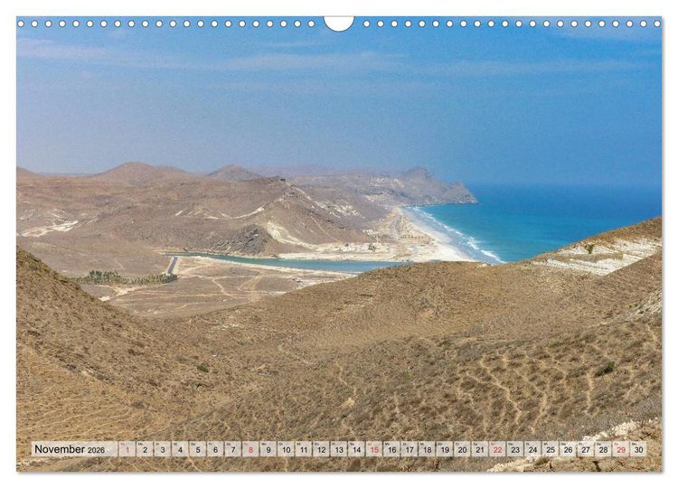 Produktbild: Oman - Zauberhafte Landschaften (Wandkalender 2026 DIN A3 quer), CALVENDO Monatskalender