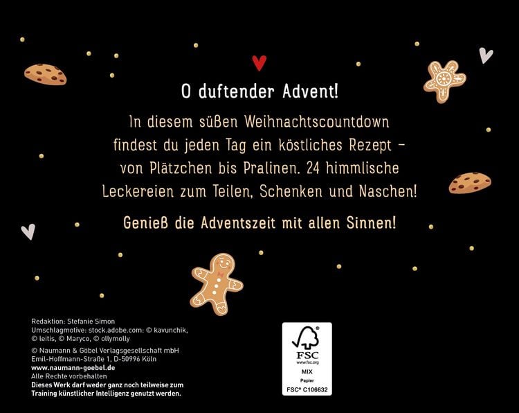 Produktbild: A Pl&auml;tzchen a day keeps the Weihnachtsstress away