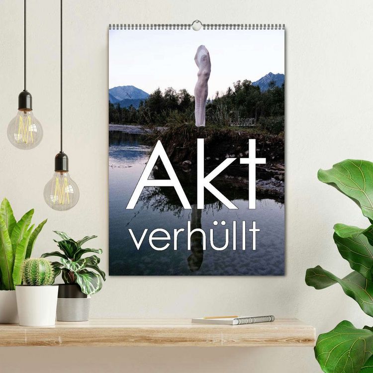 Produktbild: Akt verh&uuml;llt (Wandkalender 2026 DIN A2 hoch), CALVENDO Monatskalender