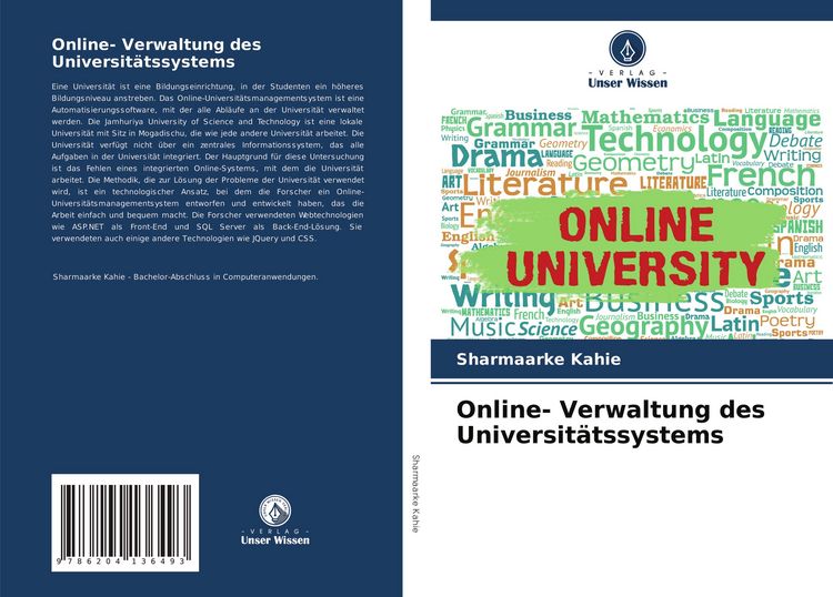 Produktbild: Online- Verwaltung des Universit&auml;tssystems