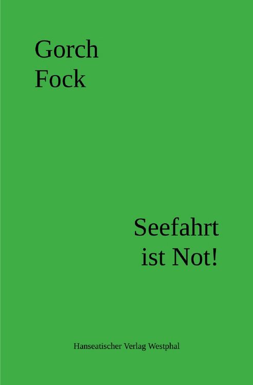 Produktbild: Seefahrt ist Not!