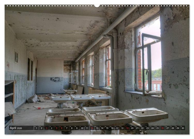 Produktbild: Lost Places in Deutschland 2026 (hochwertiger Premium Wandkalender 2026 DIN A2 quer), Kunstdruck in Hochglanz