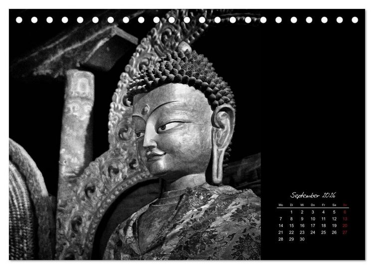 Produktbild: Worte des Buddha 2026 (Tischkalender 2026 DIN A5 quer), CALVENDO Monatskalender