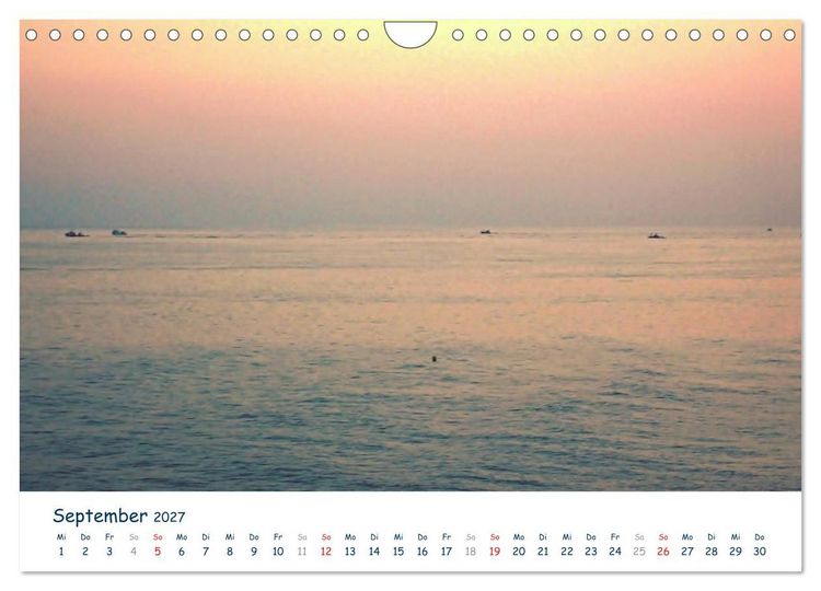 Produktbild: COSTA DEL SOL - Wellenspiel (Wandkalender 2027 DIN A4 quer), CALVENDO Monatskalender