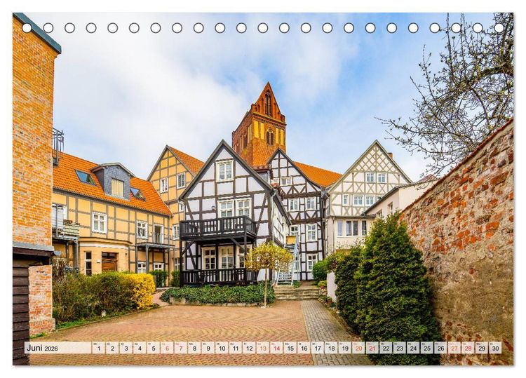 Produktbild: Perleberg Impressionen (Tischkalender 2026 DIN A5 quer), CALVENDO Monatskalender