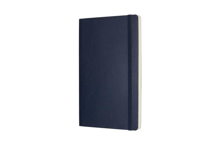 Produktbild: MOLESKINE NOTIZBUCH L/A5, BLANKO, SOFT COVER, SAPHIR