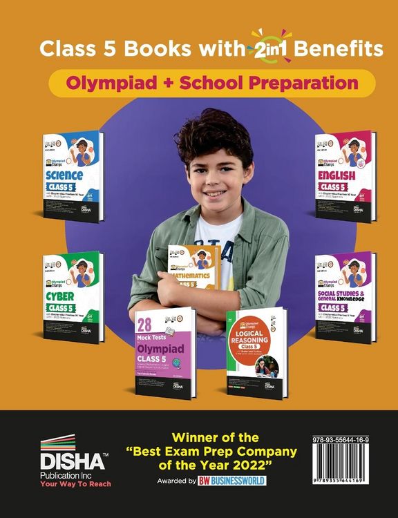 Produktbild: Olympiad Champs Mathematics Class 5 with Chapter-wise Previous 10 Year (2013 - 2022) Questions 5th Edition | Complete Prep Guide with Theory, PYQs, Pa