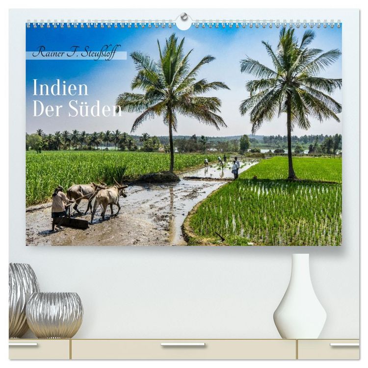 Produktbild: Indien - Der S&uuml;den (hochwertiger Premium Wandkalender 2026 DIN A2 quer), Kunstdruck in Hochglanz
