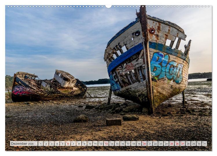 Produktbild: Wilde Bretagne (Wandkalender 2026 DIN A2 quer), CALVENDO Monatskalender