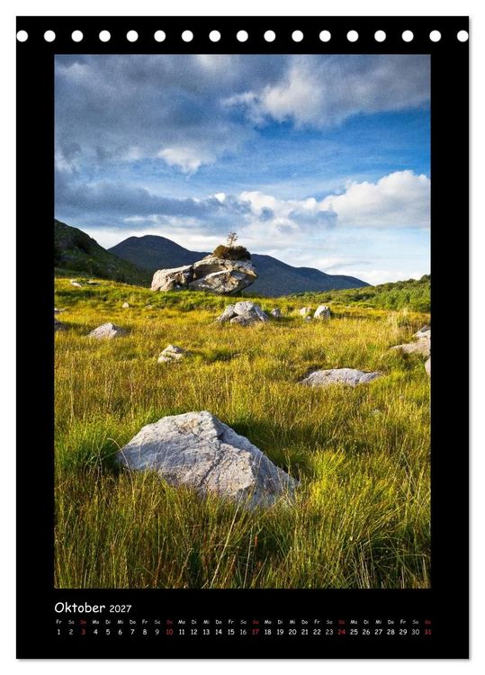 Produktbild: Irland - Romantische Pl&auml;tze auf der Gr&uuml;nen Insel (Tischkalender 2027 DIN A5 hoch), CALVENDO Monatskalender