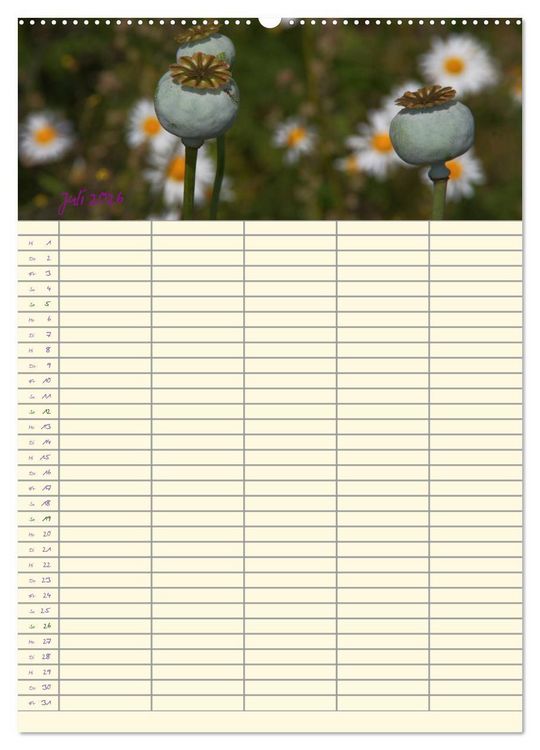 Produktbild: Der Naturgarten Familienplaner (hochwertiger Premium Wandkalender 2026 DIN A2 hoch), Kunstdruck in Hochglanz
