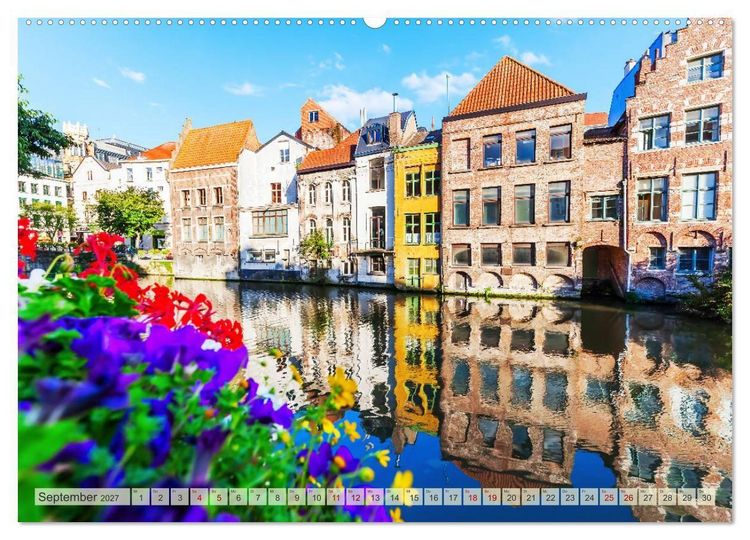 Produktbild: Gent - die geschichtstr&auml;chtige Perle in Flandern (hochwertiger Premium Wandkalender 2027 DIN A2 quer), Kunstdruck in Hochglanz