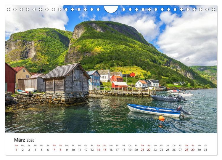 Produktbild: Norwegen - Landschaften und Fjorde im westlichen Norwegen (Wandkalender 2026 DIN A4 quer), CALVENDO Monatskalender