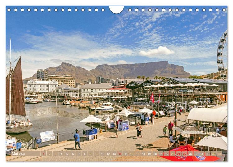 Produktbild: Kapstadt: Leben unterm Tafelberg (Wandkalender 2026 DIN A4 quer), CALVENDO Monatskalender